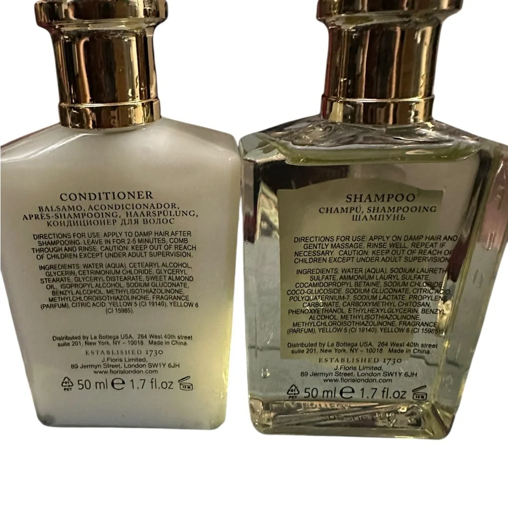 Floris London Cefiro Shampoo & Conditioner Travel size 1.7oz / 50ml New